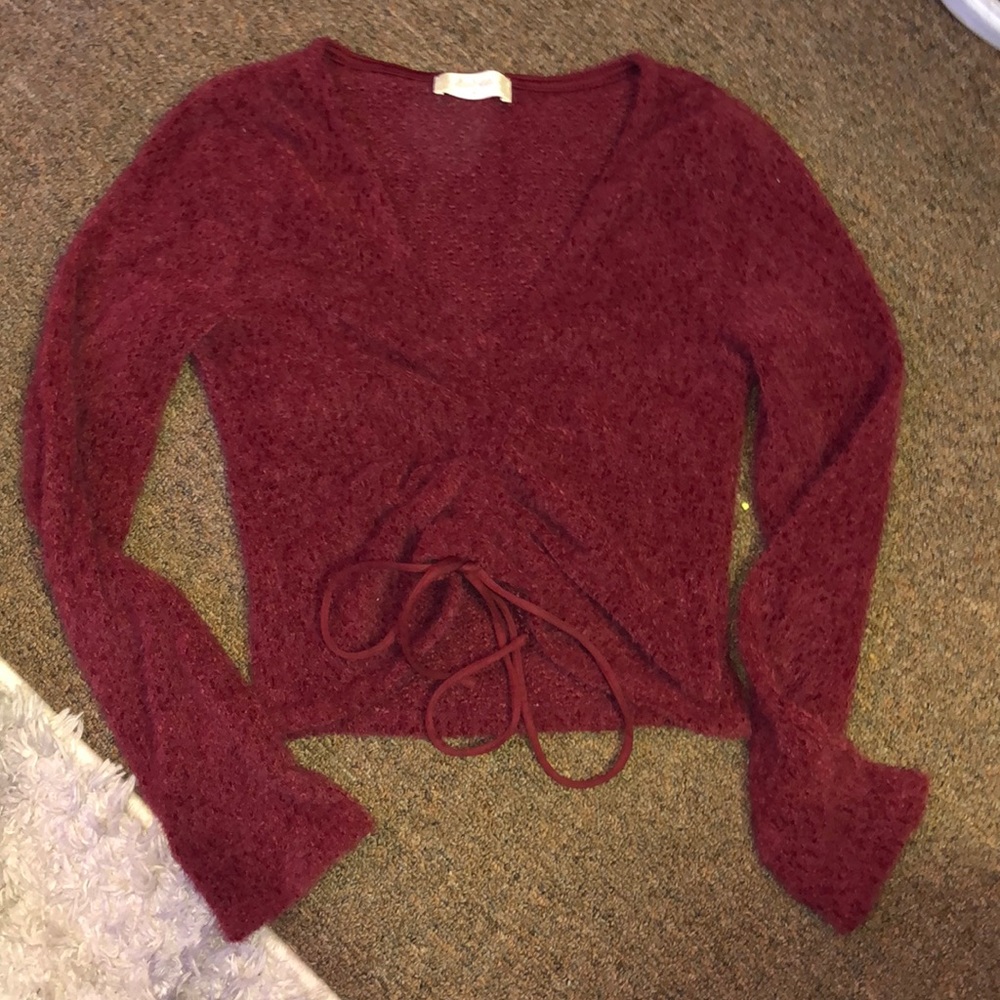 Cropped Scrunch Shirt